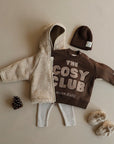 Family Sweatshirt - Chocolate Brown - The Cosy Club