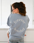 Family Sweatshirt -  MUM - Dusty Blue - Forever Bonded