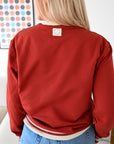 Family Sweatshirt - MUM - Vintage Red