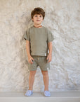 Organic Muslin T-Shirt - Khaki