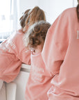 Family Sweatshirt - MUM - Dusty Rose - Love Grows