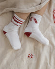 Organic Christmas Socks Red - 2 Pack