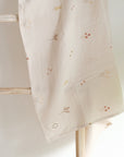 Organic Muslin Swaddle - Wildflowers -120x120cm