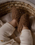 Vegan Shoes - Cosy Roots - Teddy Shoes - Chocolate