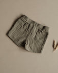 Organic Muslin Shorts - Khaki