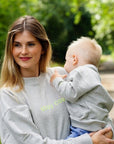 Family Sweatshirt - Mum - Grey Melange