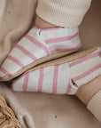 Vegan Shoes - Pink Striped