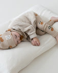 Organic Rib Beanie - Little Orange
