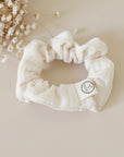 Organic Muslin Scrunchies - Khaki/Sand