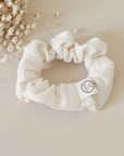 GOTS Organic Muslin Scrunchies - Walnut/Sand - SALE