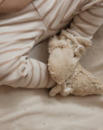 Organic Teddy Booties - Cream
