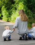 Family Sweatshirt - Mum - Grey Melange