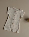 Muslin Onesie - Pure Lemon