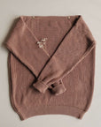 Organic Knit Pulli - MUM - Walnut - SALE - OVERSIZE FIT
