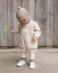 Organic Knit Balaclava - Caramel