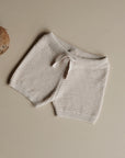 Organic Summer Knit Shorts - Sand