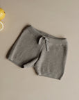 Organic Summer Knit Shorts - Khaki