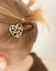 Hair Clips - Leo Hearts - Pack of 2