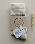 Organic Socks - GRANDMA - Sand