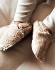 Organic Teddy Shoes - Cream