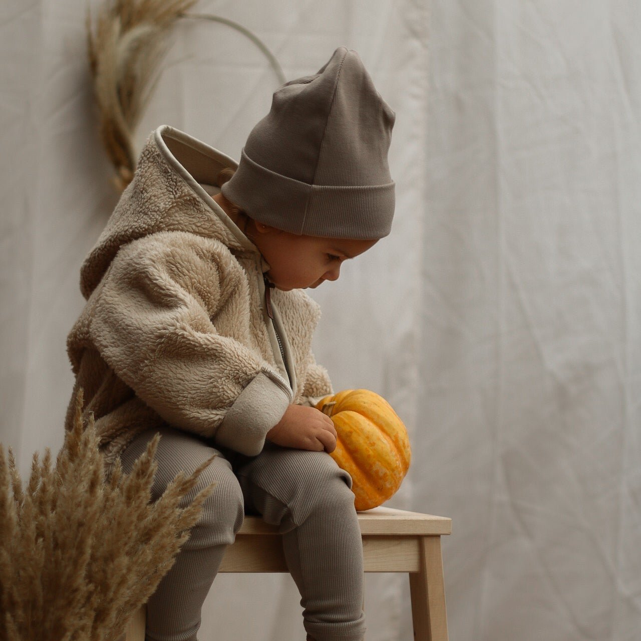 Organic Teddy Jacket - Cream