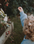 GOTS Knit Cardigan - Dusty Blue - SALE