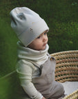 Organic Rib Beanie - Wildflowers