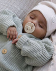 GOTS Organic Knit Cardigan - Seagrass - SALE