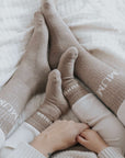 Organic MUM Socks - Oatmilk