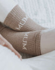 Organic MUM Socks - Oatmilk