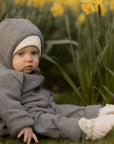 Organic Fleece Overall - Dark Grey Melange