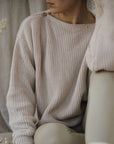 Organic Knit Pulli - MUM - Sand - REGULAR FIT