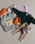 GOTS Organic Knit Beanie - Pumpkin Orange