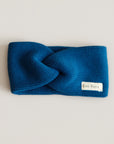 GOTS Organic Knit Headband - Blueberry Blue