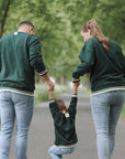 Family Sweatshirt - Vintage Green
