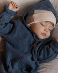 Organic Fleece Jacket - Blue Melange - SALE