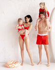 Sustainable MUM Bathing Suit - Red