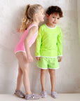 Sustainable Bathing Suit - Bright Pink