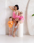 Sustainable MUM Bathing Suit - Bright Pink
