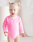 Sustainable UV Longsleeved Bathing Suit - Bright Pink (UV STANDARD 801)