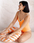 Sustainable MUM Bathing Suit - Bright Orange