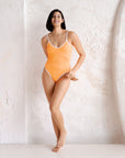 Sustainable MUM Bathing Suit - Bright Orange