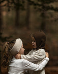 Organic Knit Balaclava - Chocolate Brown