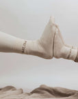 Organic Socks - JUNIOR - Sand