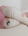 Organic Rib Leggings - Little Grapefruits