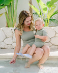 UV Romper - Khaki (UV Standard 801)