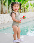 Sustainable Bathing Suit - Khaki