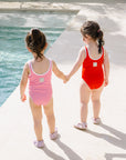 Sustainable Bathing Suit - Bright Pink