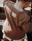 Organic Slim Longsleeve - Walnut - S A L E