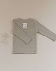 Organic Slim Longsleeve - Khaki - SALE